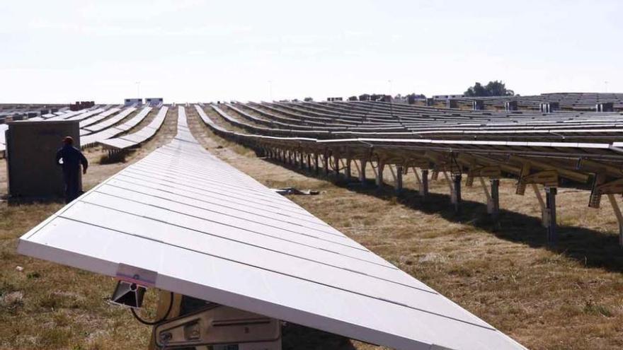 Placas solares en la provincia de Zamora.