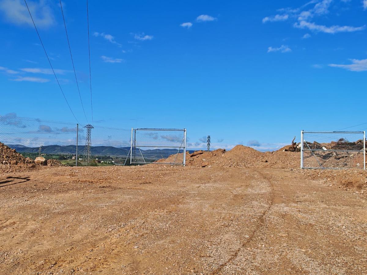 La parcela donde se ubicará el helipuerto.
