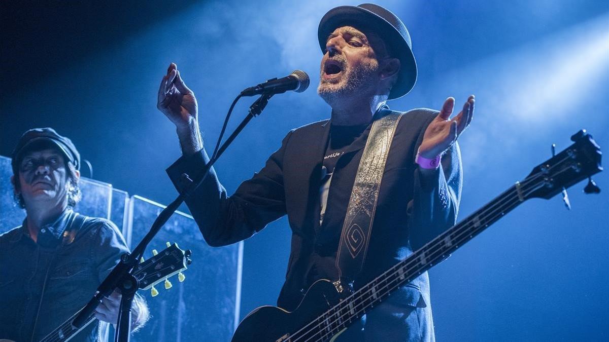 Un momento del concierto del grupo Lagartija Nick en la Sala Apolo.