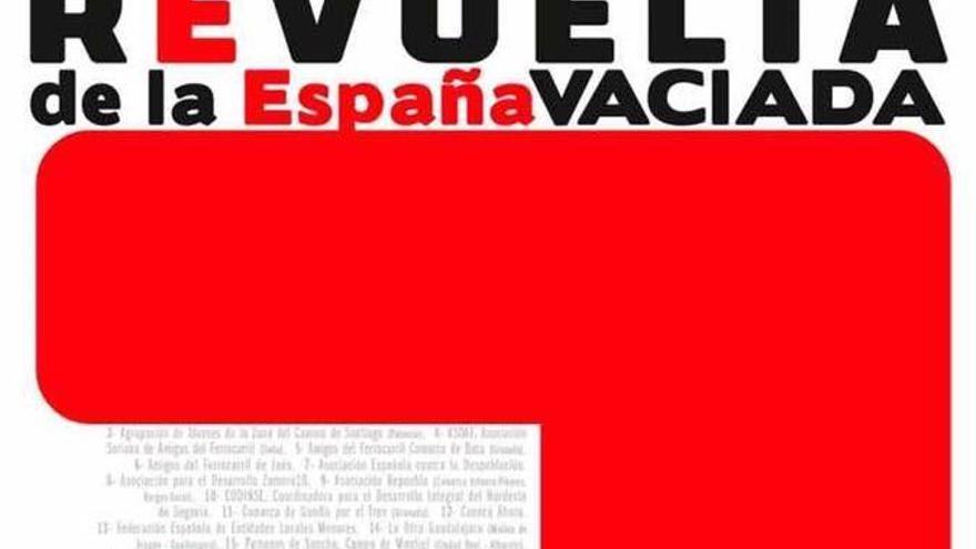 Cartel de la manifestación contra la España Vaciada convocada en Madrid para el 31 de marzo.