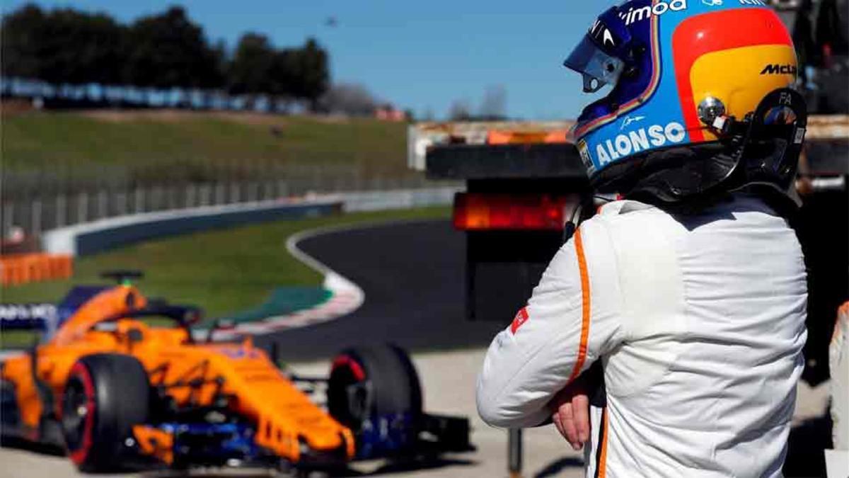 El McLaren ha dejado tirado a Fernando Alonso