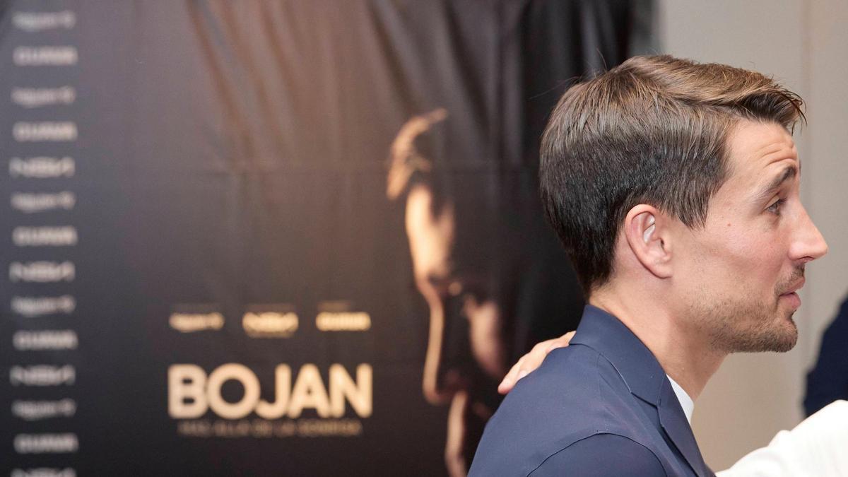 Bojan Krkic, en el estreno de su documental