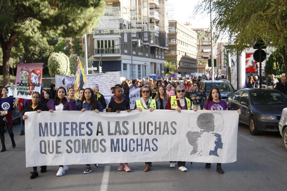 Manifestación en Murcia por el día contra la violencia de género