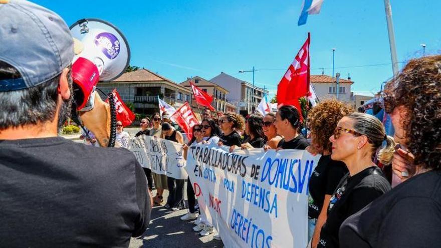 CIG denuncia un accidente laboral en la residencia de Ribadumia por temperaturas «ilegales»