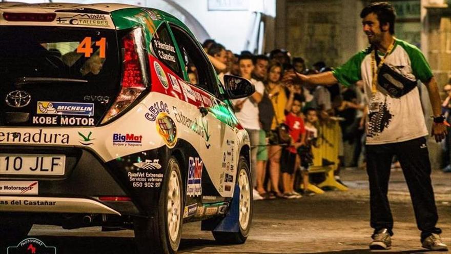 Los cuatro pilotos del Extremadura Rallye Team no tuvieron suerte