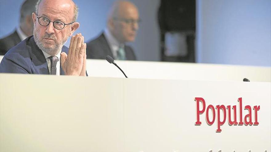 El Banco Popular tratará de ampliar capital y no descarta ser absorbido