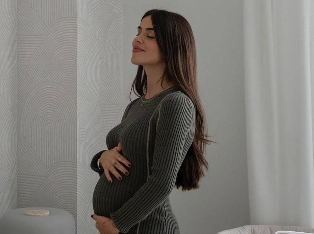 Violeta Mangriñán embarazadísima