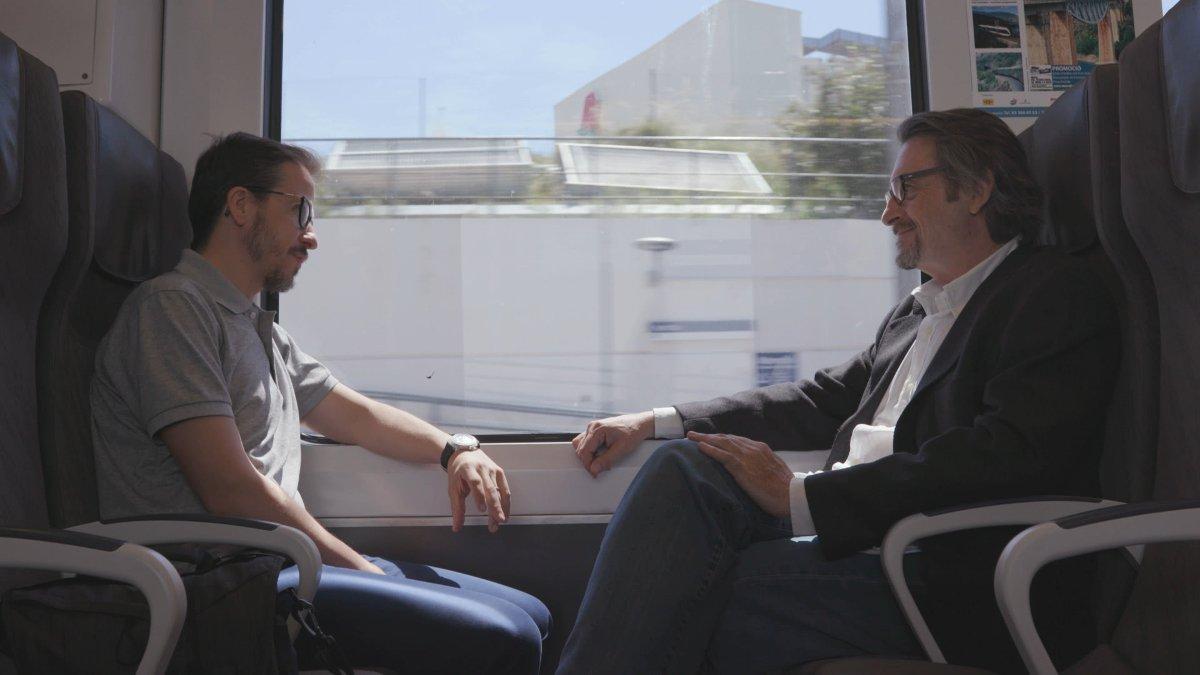 Enric Lucena y Ramon Madaula, en la docuserie de TV-3 'Pròxima estació'