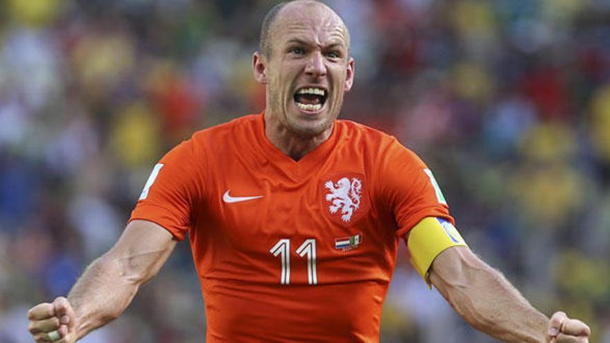 El delantero holandés Arjen Robben