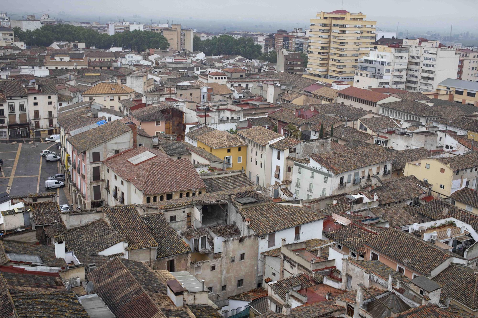 La casa del "Margallonero", un inmueble emblemático de Xàtiva en riesgo de derrumbe