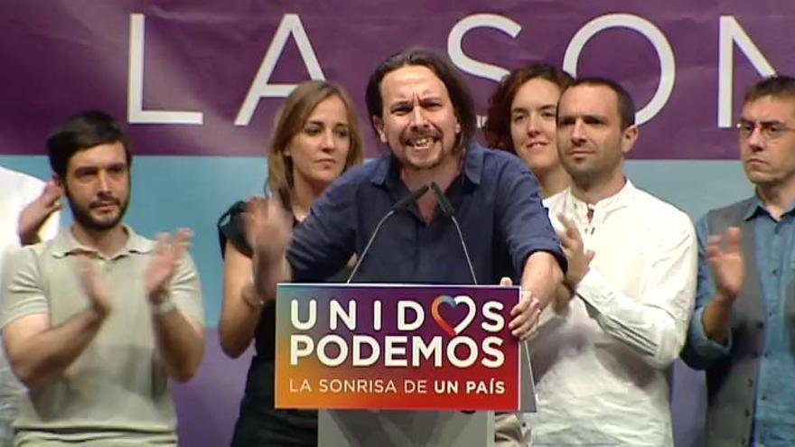 Pablo Iglesias: "Orgullosos de decir España"