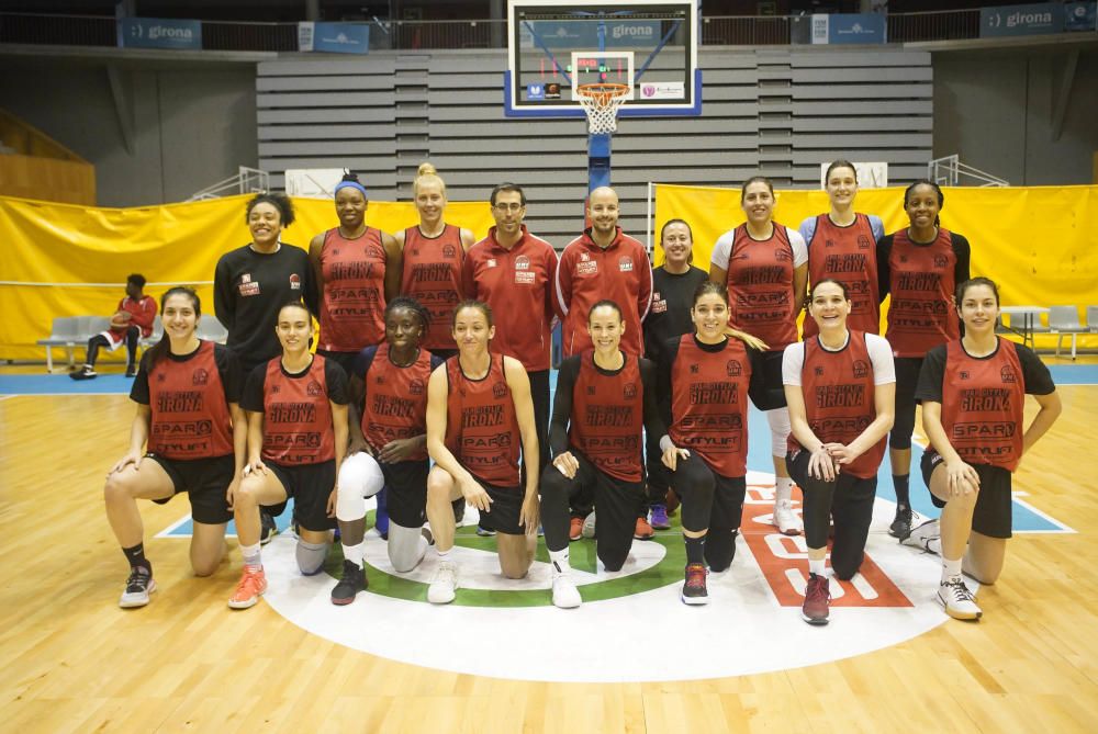 «Media Day» de l'Spar Citylift Girona abans de la Copa de la Reina