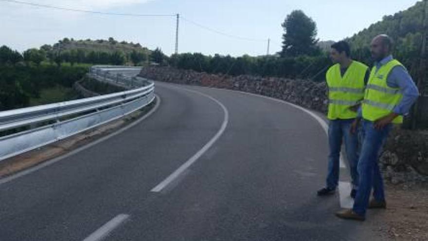 Visita institucional Pablo Seguí y Voro Femenía se interesan por los proyectos de carreteras de la diputación en la Safor