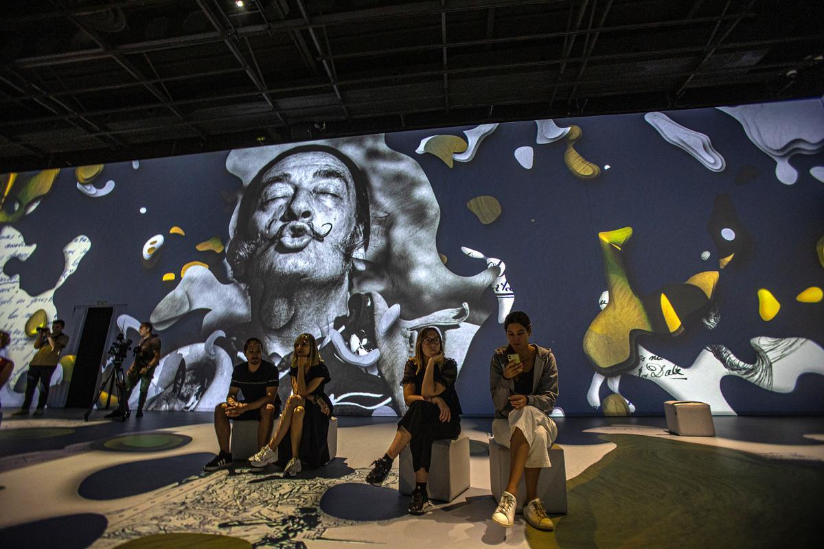 Exposición inmersiva Dalí cibernètic