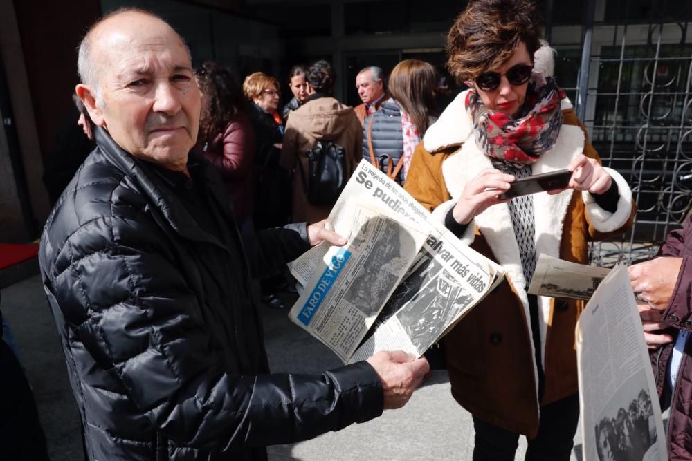 Vigo rinde homenaje a las víctimas del Órbigo 40 a