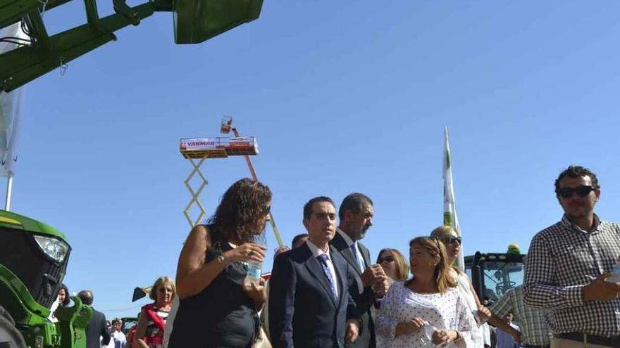 Veleda, Huerga, Dúo, Martín Pozo y el alcalde de Toro, el pasado sábado en la Femag.