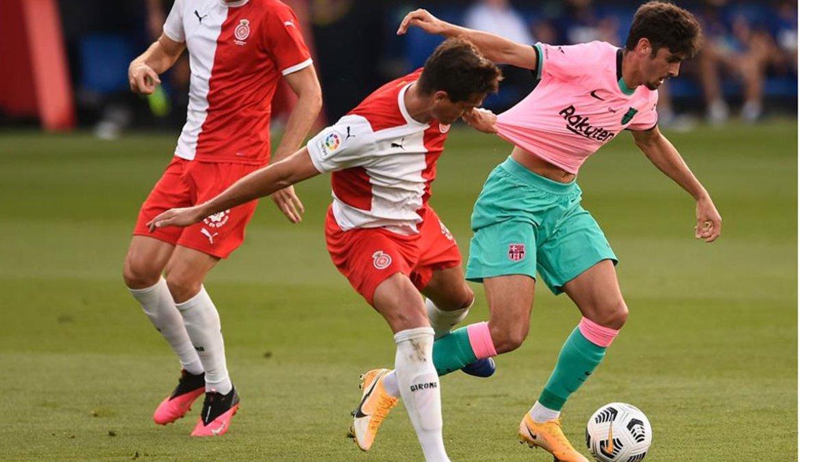 Francisco Trincao fue uno de los destaasdos del primer tiempo