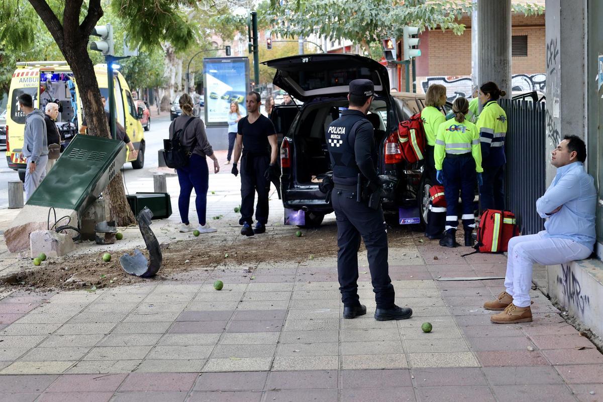 Accidente de tráfico en San Antón.