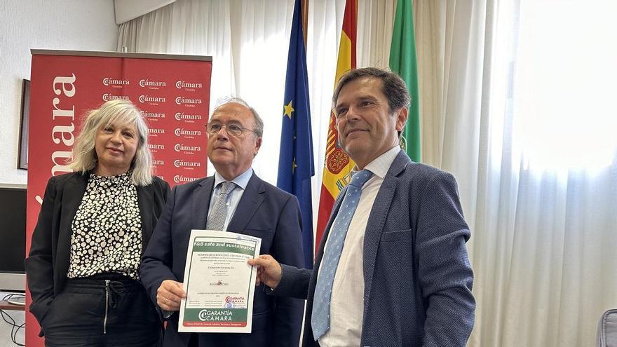 Bodegas Campos, primera empresa en Córdoba con el certificado F&amp;B de Seguridad Alimentaria y Sostenibilidad