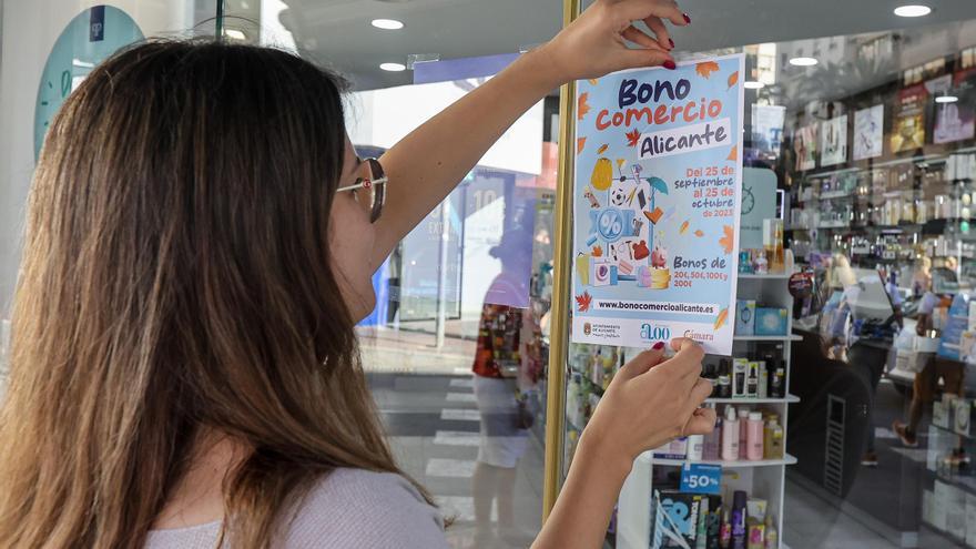 Este miércoles es el último día para poder consumir los bonos comercio en Alicante