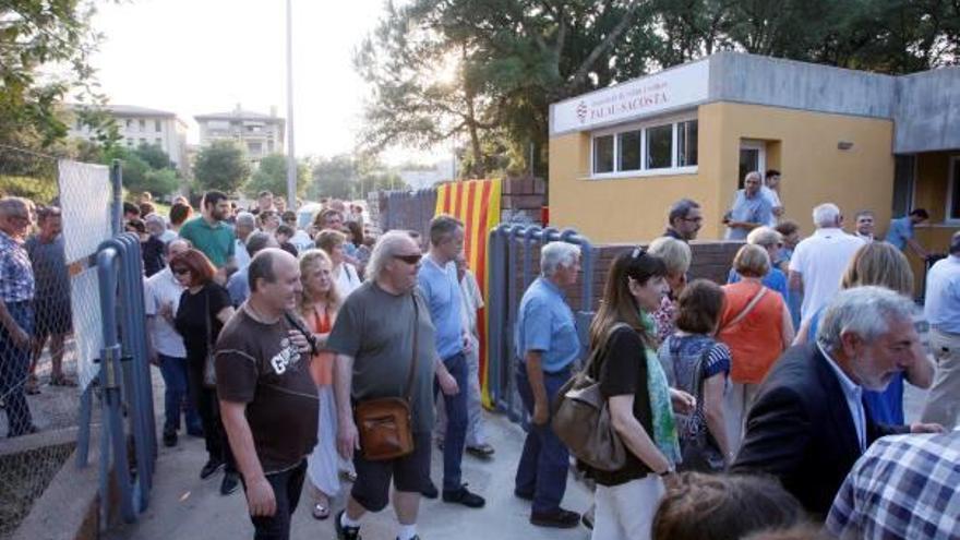 La inauguració del nou local, ahir al vespre.