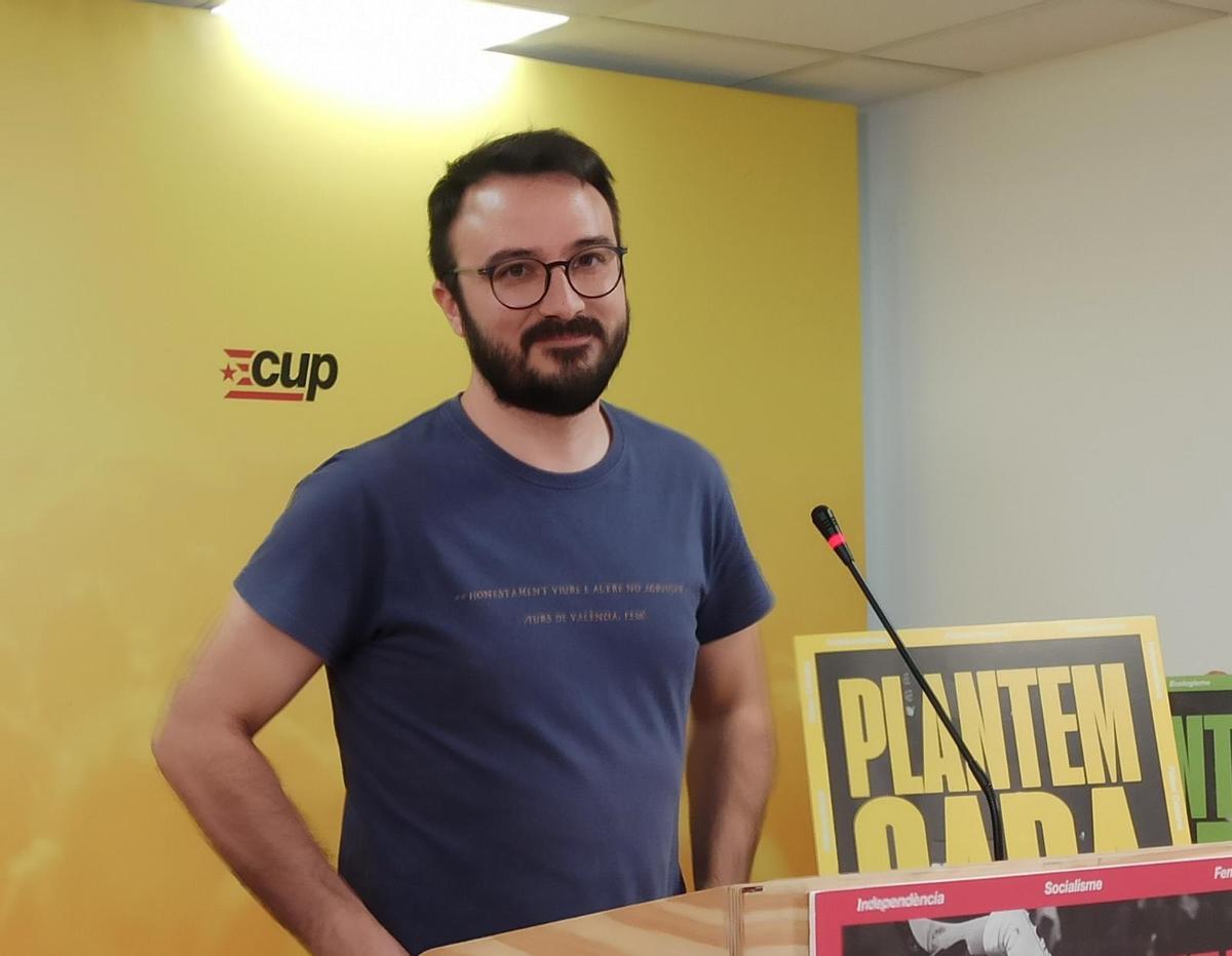 Botran (CUP) anuncia que passa a un segon pla en el partit i demana una «refundació»