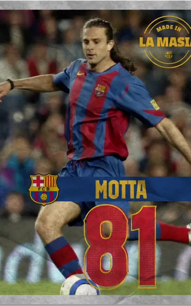 81. Thiago MOTTA 3/10/01. Debut en Liga FCB – Mallorca 2001-02. 147 Partidos oficiales