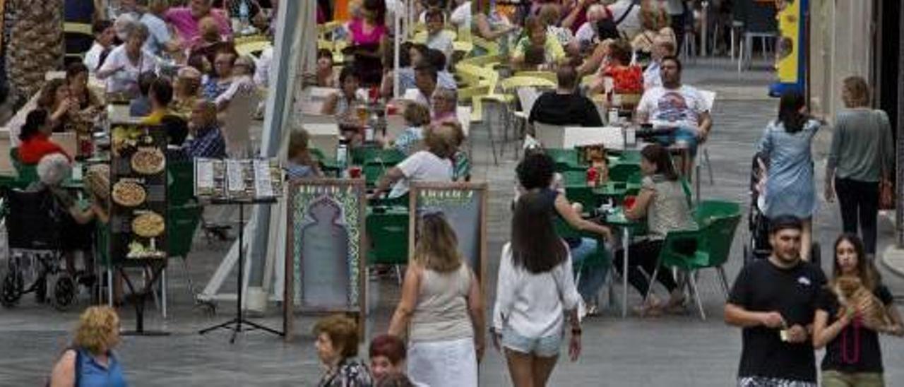 Una imagen del sector de la hostelería de Elche