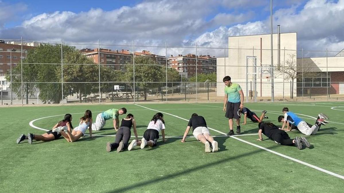 Una de les sessions esportives.