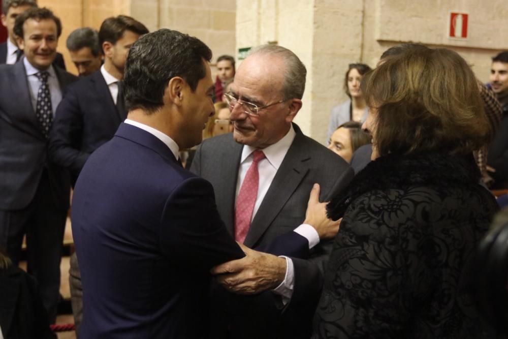 Sesión de investidura de Juanma Moreno como presidente de la Junta de Andalucía