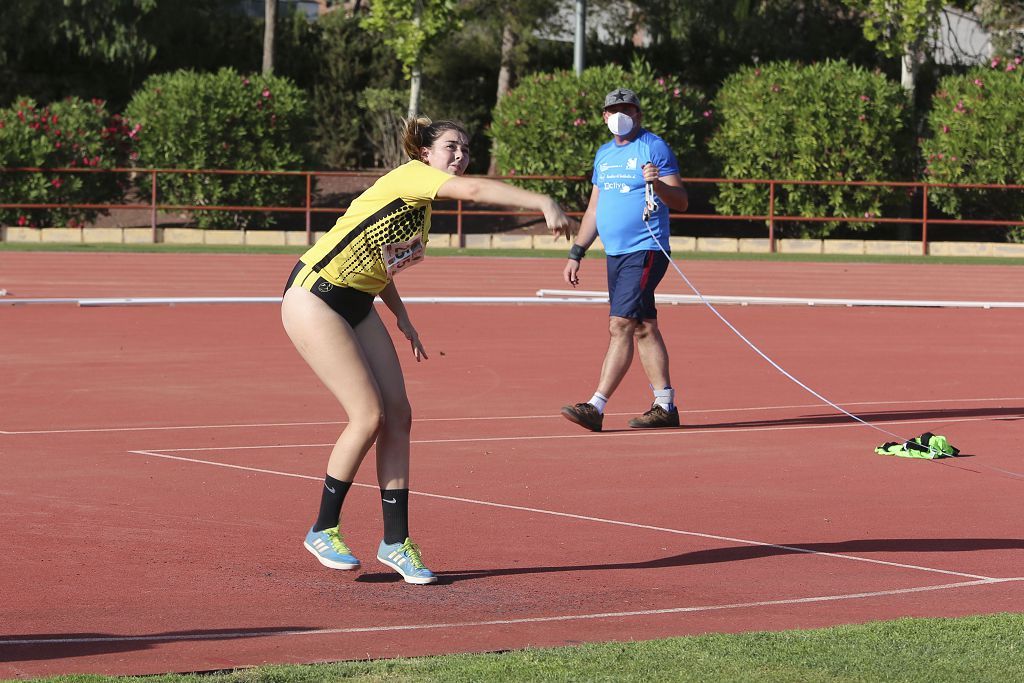 Campeonato regional de atletismo. Primera jornada