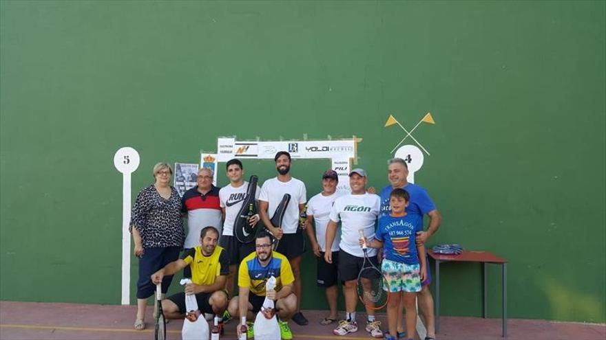 Dani Gil y Kike Ruiz logran el triunfo en el Torneo de Frontenis de Agón