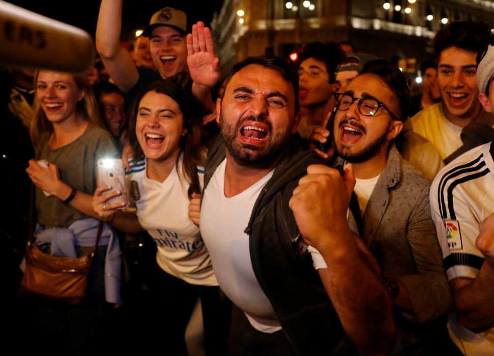 Fiesta del Real Madrid en Cibeles por la 13ª Copa de Europa