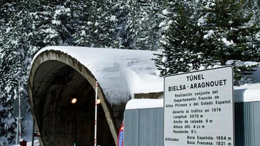 Cerrado el túnel de Bielsa por la caída de un alud