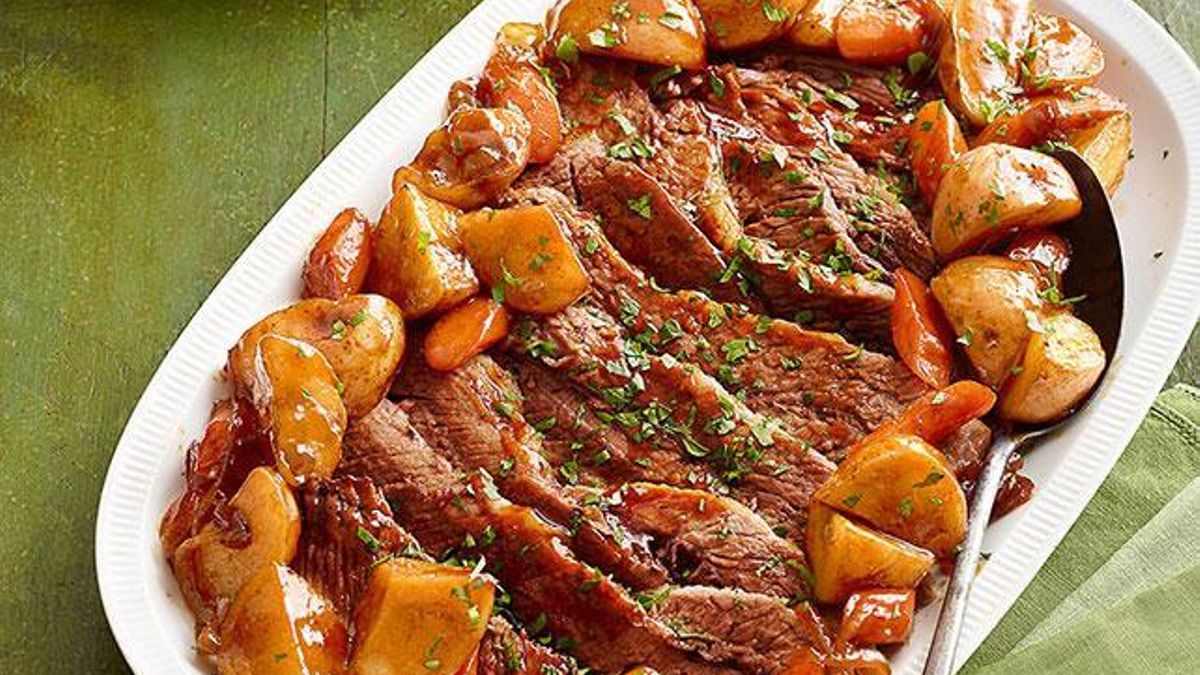Plato navideño. Pecho de Ternera de Extremadura.