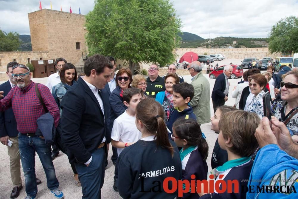 Visita de Albert Rivera a Caravaca