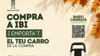 Ibi sorteará carros de compra en una campaña del comercio de alimentación