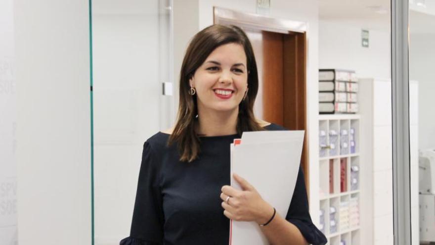 La candidata socialsista, Sandra Gómez.