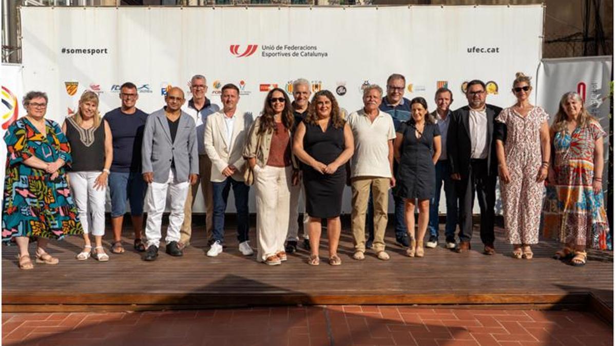 Acte de presentació de la nova Junta Directiva de la Federació Catalana de Voleibol