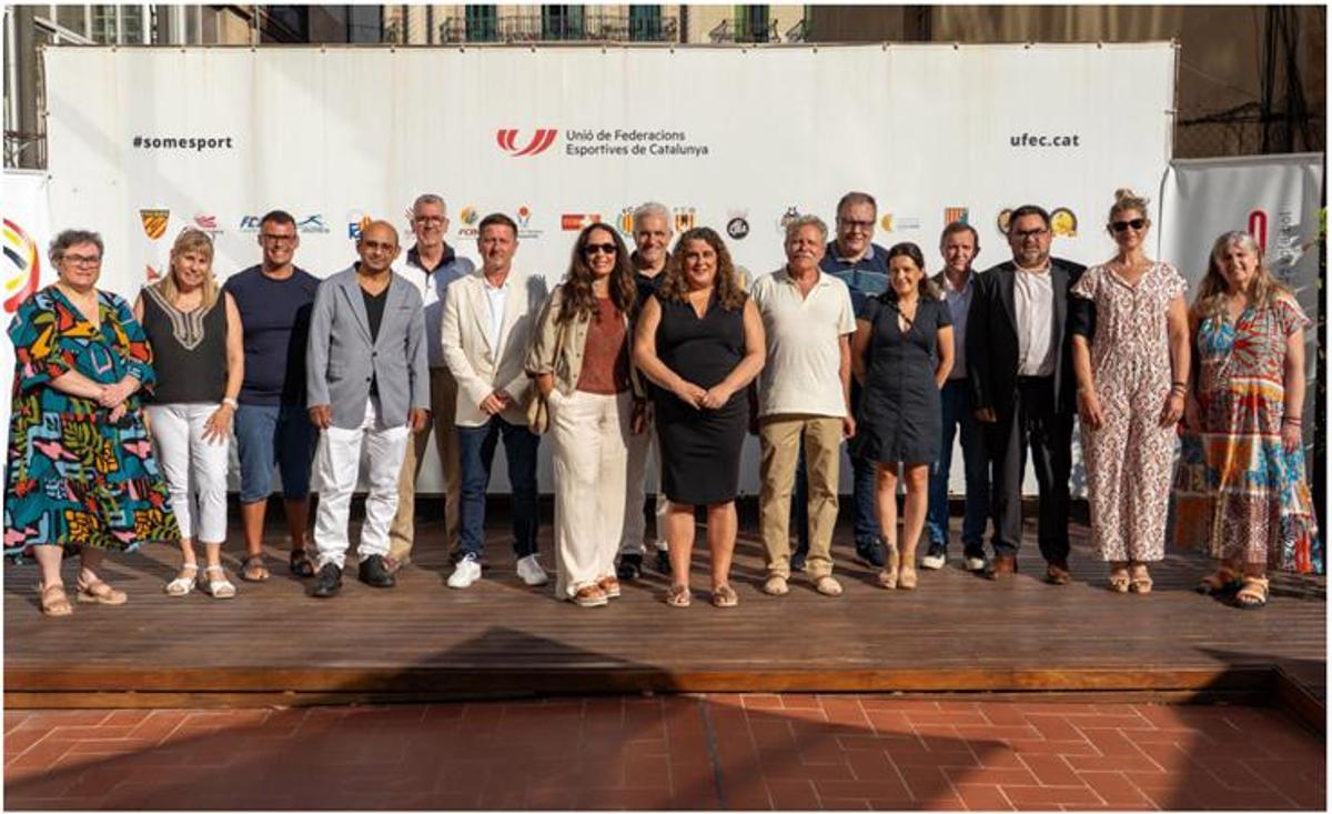 Acte de presentació de la nova Junta Directiva de la Federació Catalana de Voleibol