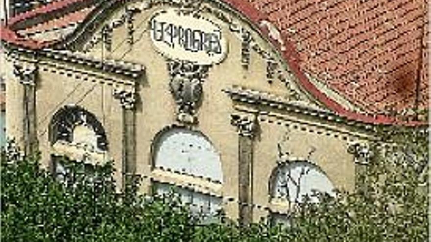 Vista aèria de l&#039;emblemàtic edifici de l&#039;antic Cafè del Progrés