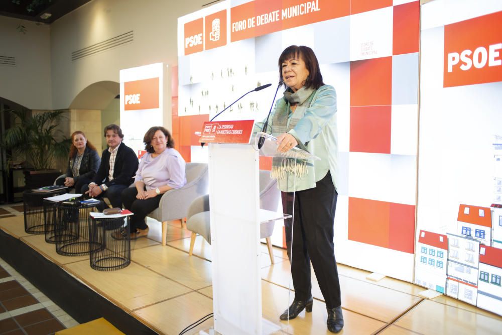La ministra de Justicia en un foro del PSOE en Castelló