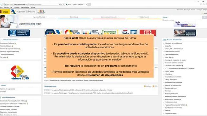 Así funciona Renta Web