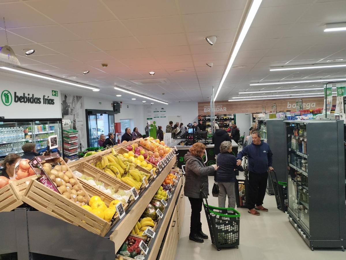 Interior de un supermercado Covirán, similar al que la compañía abrirá en breve en Vila-real.