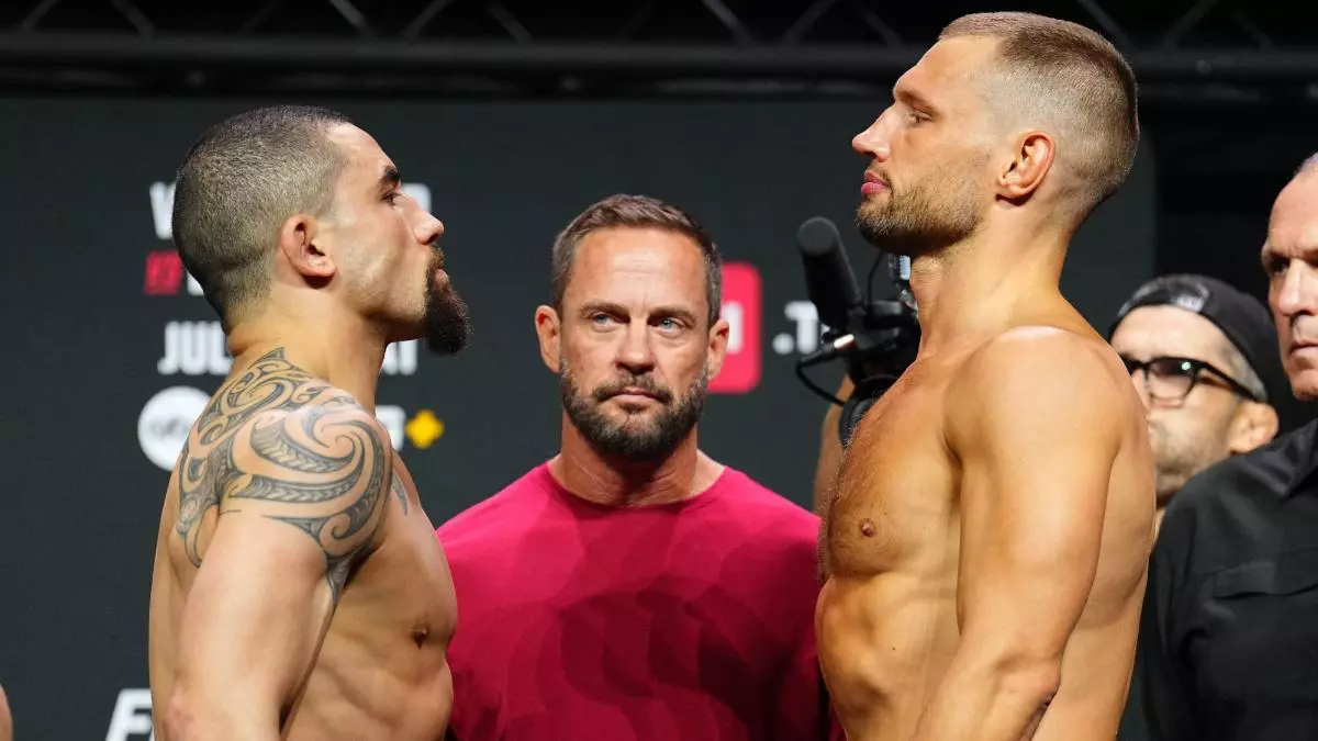 UFC Abu Dhabi: Dónde ver el Whittaker vs De Ridder y la cartelera completa del Fight Night