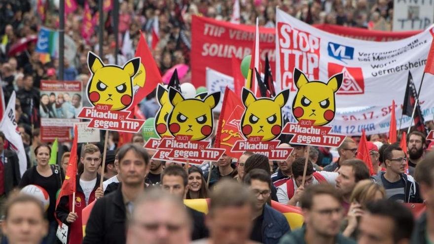 Alemania se moviliza contra el TTIP