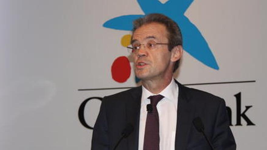 El president de CaixaBank, Jordi Gual.