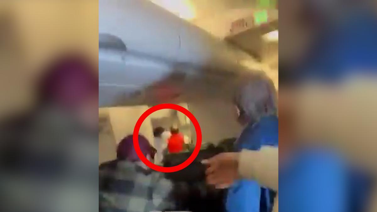 Pánico en un vuelo Madrid Caracas