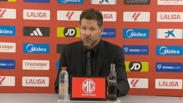 Simeone sobre la actuación de los canteranos en el gol de Boñar
