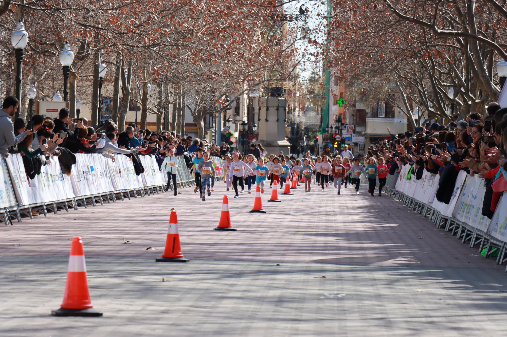 Las mejores imágenes de la maratón infantil en Castelló